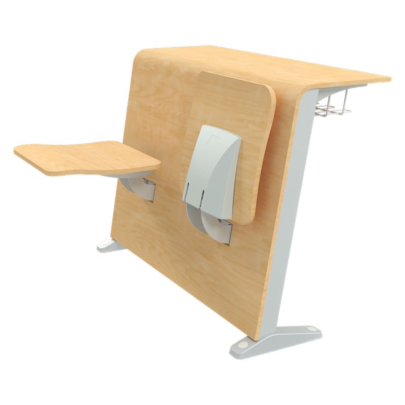 2104A 压铸铝合金地脚课桌椅-佛山市合鑫五金铝合金压铸阶梯课桌座椅厂